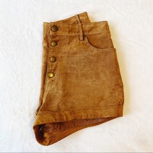 Urban Outfitters Suede Shorts